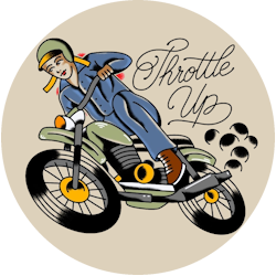 ThrottleUpCo Logo - All Rights Reserved ThrottleUpCo.